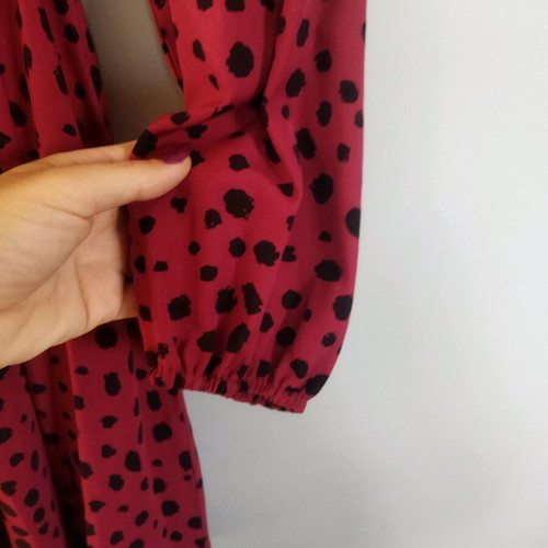 Polka Dot Short Dress New Size S