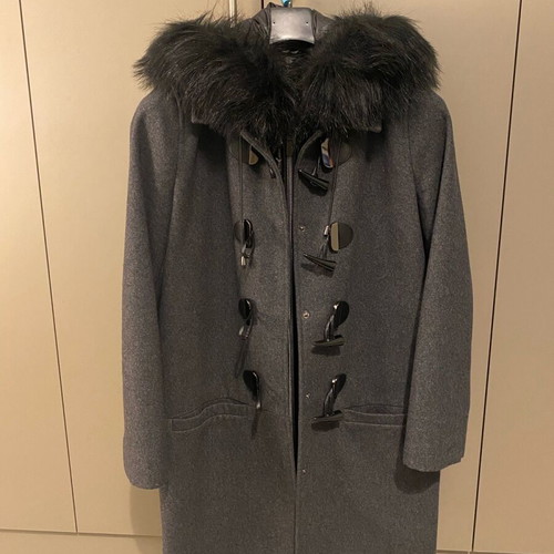 Carolina Cavour coat M gray like new