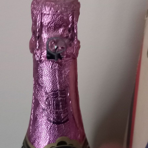Achaia Clauss Rose Royal Club sparkling wine like new, collectible 1970s 740g