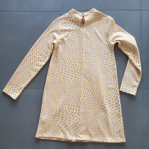 Zara yellow 60's style dress like new