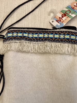 Mad Hat small crossbody bag with boho details