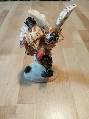 Handmade decorative seashell birds new