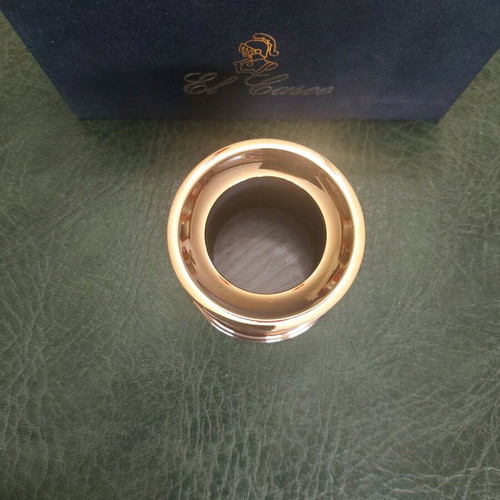El Casco M-657 L Magnetic Paperclip Holder 24 kt Gold Plated New