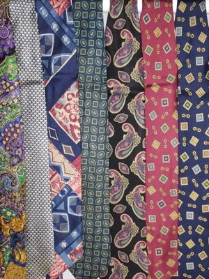 Silk ties like new, pack of 20 branded