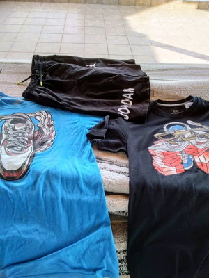Μπλουζάκια Nike γνήσια σαν καινούργια, XL και M, με σορτς δώρο