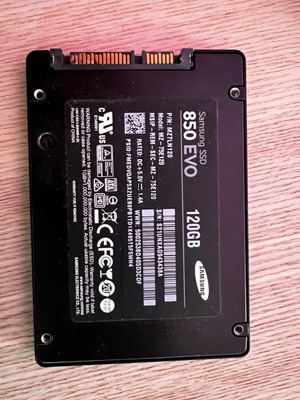 Samsung SSD 850 EVO 120GB SATA 2.5" used, fully functional