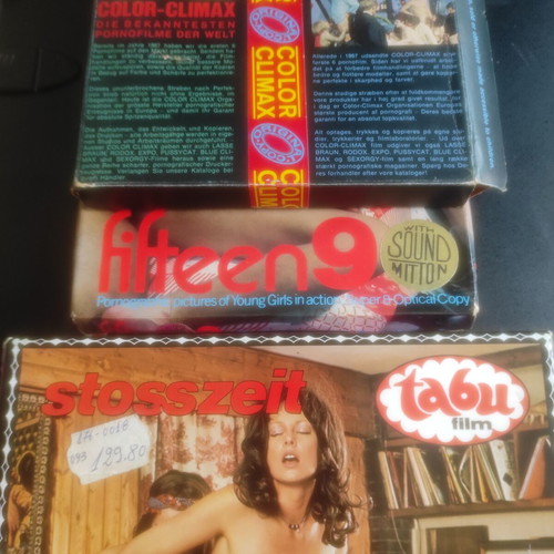 Vintage Super 8 film lot of 3, used, 70s erotica