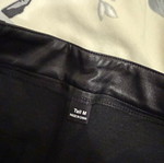 Leather shorts like new, black, size M