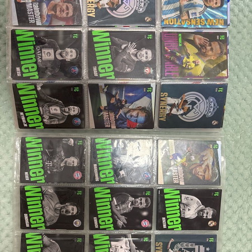 FIFA 365 football cards like new, album with 270 cards and 350 loose