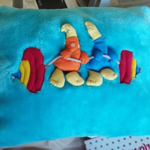 Large Athens Olympics 2004 Plush Pillow Athena Phevos mascots like new
