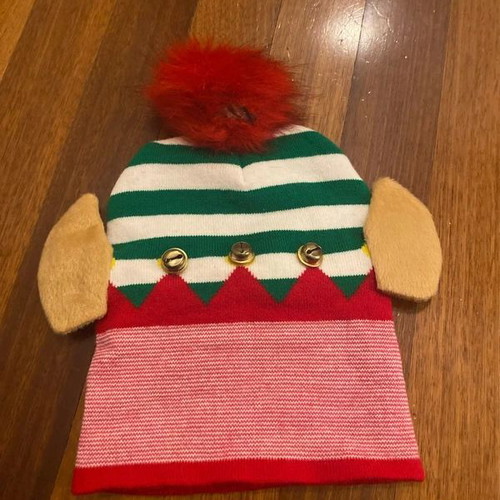 Carnival hat used with pom pom and bells