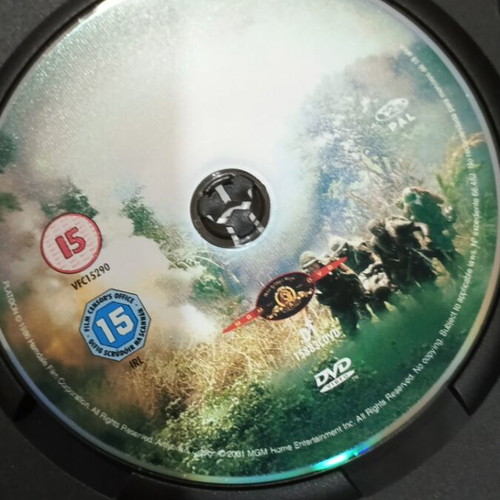 Platoon DVD like new with Greek subtitles