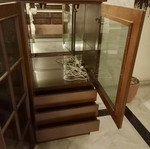 Showcase furniture with lighting like new, 3 pieces