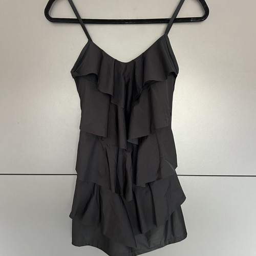 Black One-Piece Swimsuit Dress Size XS New