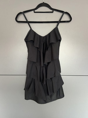 Black One-Piece Swimsuit Dress Size XS New