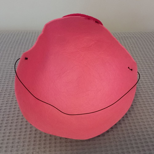 Children's pig felt mask like new