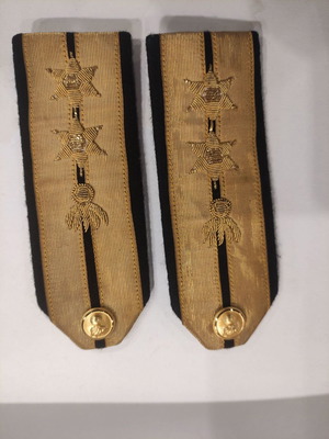 Επωμίδες Αντισυνταγματάρχου Πυροβολικού μεταχειρισμένες, δημοκρατίας στολής Νο2