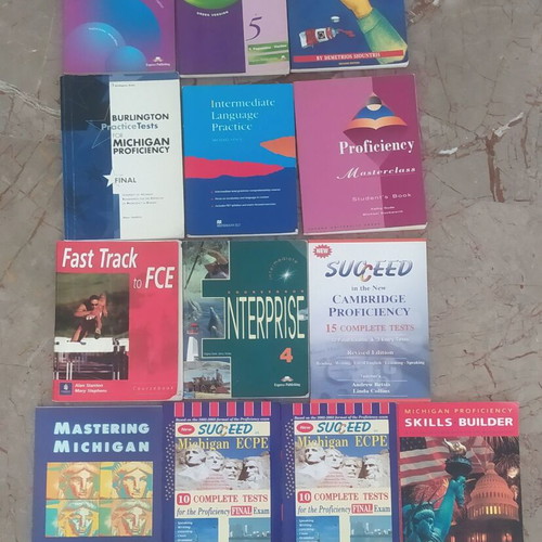 English Proficiency Exam Preparation Books used