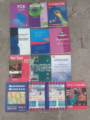 English Proficiency Exam Preparation Books used