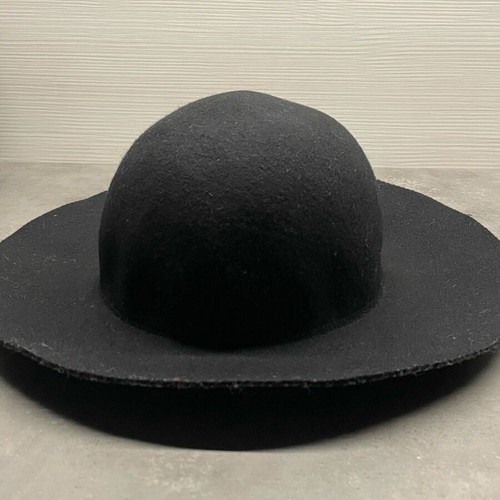 H&M hat black 100% wool like new, size M