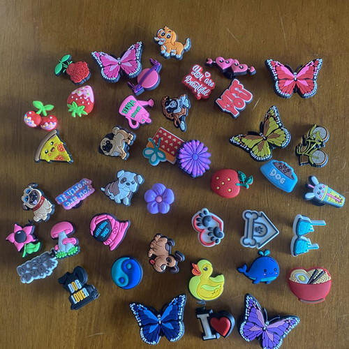 Shoe Charms New Set of 41 Colorful Decorations for Slippers