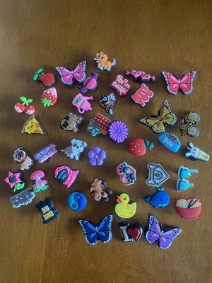 Shoe Charms New Set of 41 Colorful Decorations for Slippers