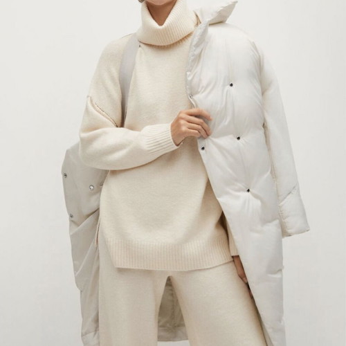 Mango Removable Bag Anorak women's winter jacket new, L-XL