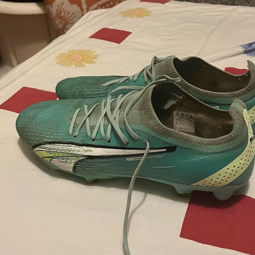 Puma Ultra Ultimate football shoes like new, blue turquoise