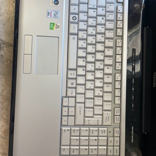 Toshiba Satellite P200D-12O laptop used, non-working, without hard drive