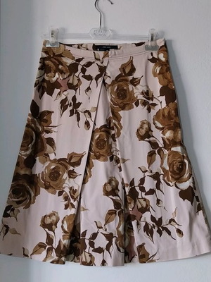 Φούστα Zara small βαμβακερή μέχρι το γόνατο σαν καινούργια ροζ