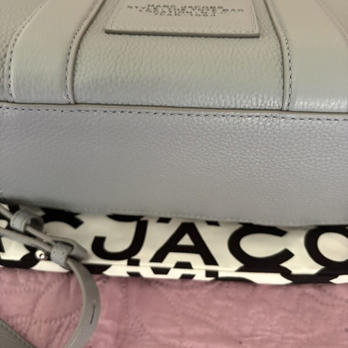 Marc Jacobs Small Leather Tote Bag, grey