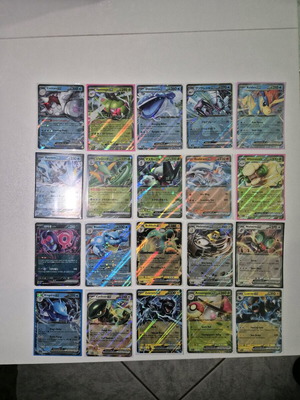 Pokemon TCG 20 double rare κάρτες σαν καινούργιο, όλες σε sleeves