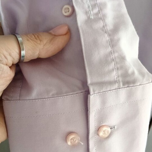 Berto Sezo by Armo men's shirt size M like new, light purple