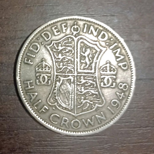 Great Britain 1/2 Crown 1948 George VI coin like new