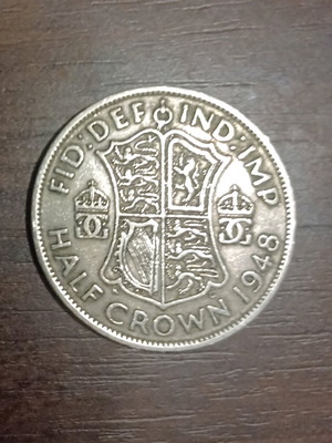 Great Britain 1/2 Crown 1948 George VI coin like new