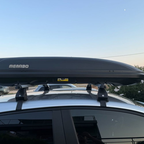 Menabo Marathon 400 Dark roof box, 400L, black matte