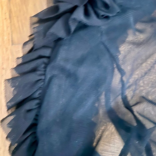 Tulle transparent blouse Cutcuutur black like new, XS
