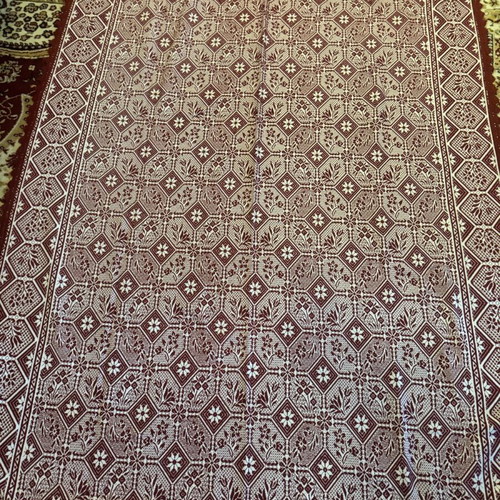 Woven Throw Suitable Also As Tablecloth New, 2.00x1.35 m
