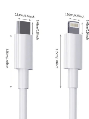 Καλώδιο iPhone 20W USB C σε Lightning 2 μέτρα καινούργιο