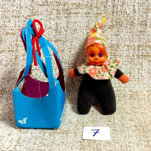 El Greco Bean Doll Clown 80s Vintage Rare New