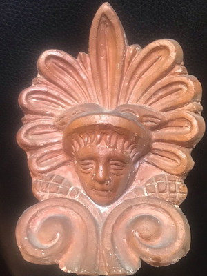 Acroterion used, dimensions 20x17x17 cm