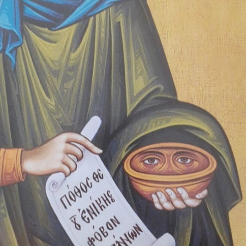 Wooden handmade religious icon new, 39×28 cm