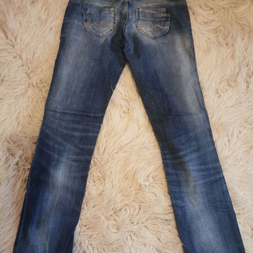Τζιν Pepe Jeans London μοντέλο Venus slim straight σαν καινούργιο, μπλε