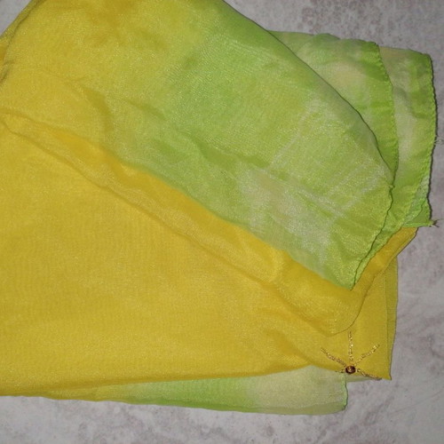 Multipurpose scarf yellow vegetables new