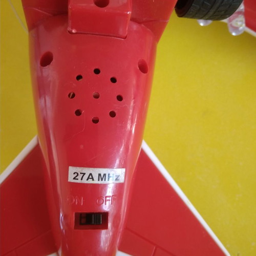 Sky-Master airplane used with remote control plastic 80s