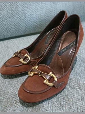 Alberto Gozzi suede pumps - SALES! Size 38