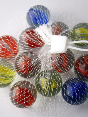 Vintage 90's Large Marbles New with Amazing Colors
