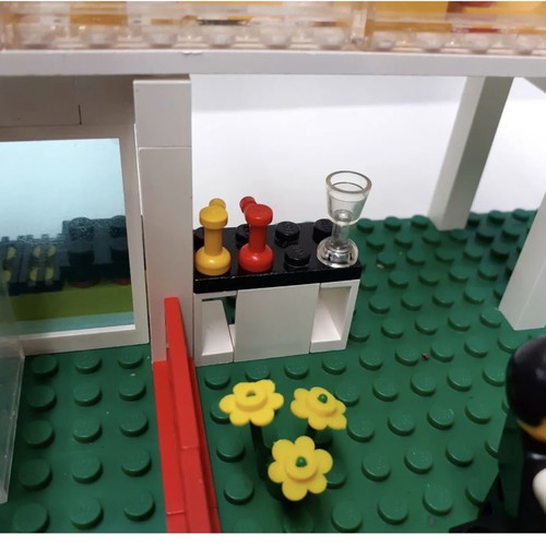 Lego 6376 Breezeway Cafe used vintage set with box and instructions