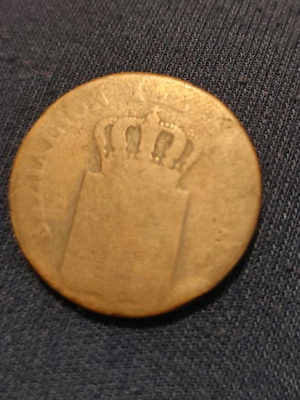 Othon 10 lepta 1846 used coin