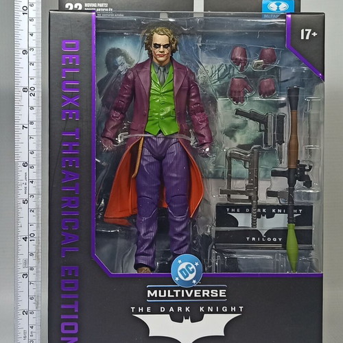 McFarlane DC Multiverse The Dark Knight Joker Theatrical Ed. action figure new